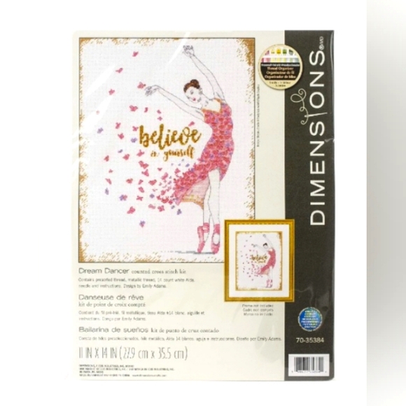 DIMENSIONS Cross Stitch Dancer Dream Dancer (14 Count) - Picture 1 of 7